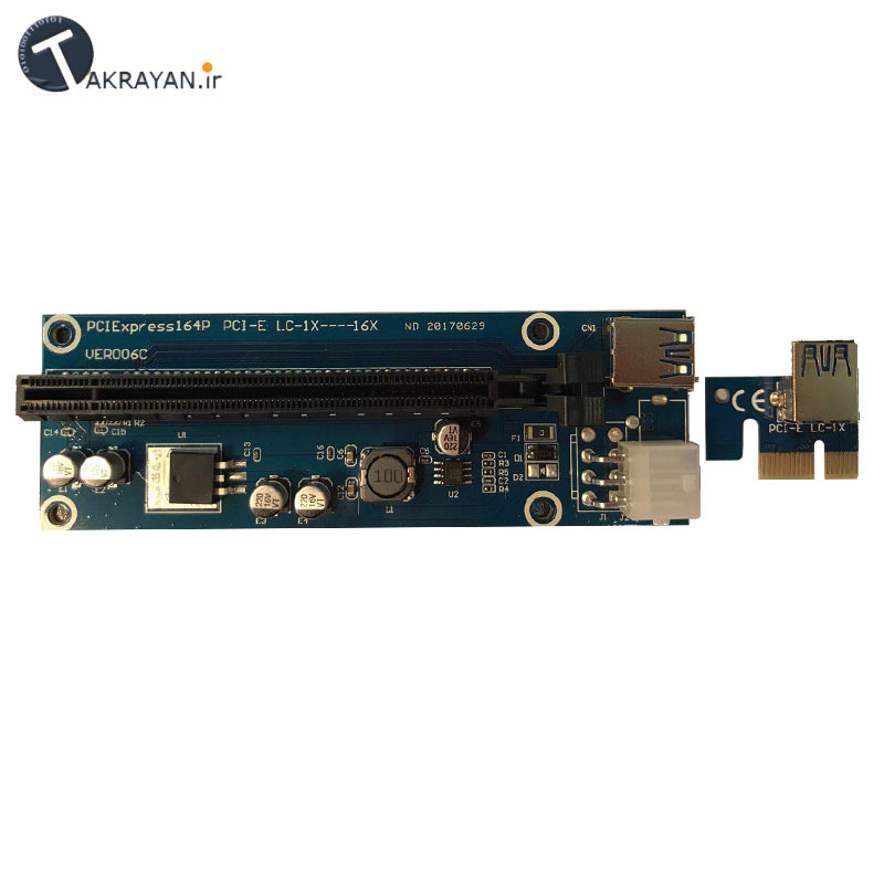 Riser PCIE x1 to x16 USB 3 Ver 006C extender